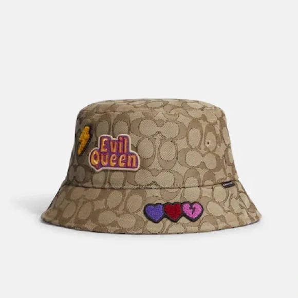 Coach x Disney Signature Jacquard Bucket Hat with Evil Queen Beret Coach Multicolour size S International in Cotton  main image 2